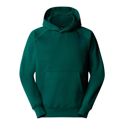 Sudadera Verde The North Face con capucha y manga raglán Redbox Deep Nori-Estate Blue M