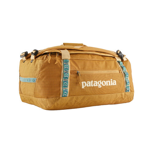 Bolsa Amarilla Patagonia Hole® Duffel 40L Pufferfish Gold con Base Acolchada