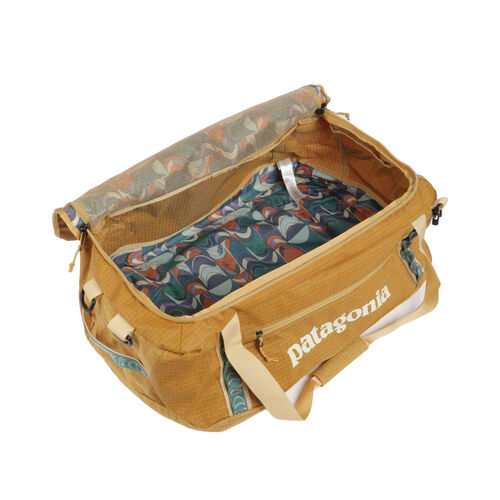 Bolsa Amarilla Patagonia Hole® Duffel 40L Pufferfish Gold con Base Acolchada