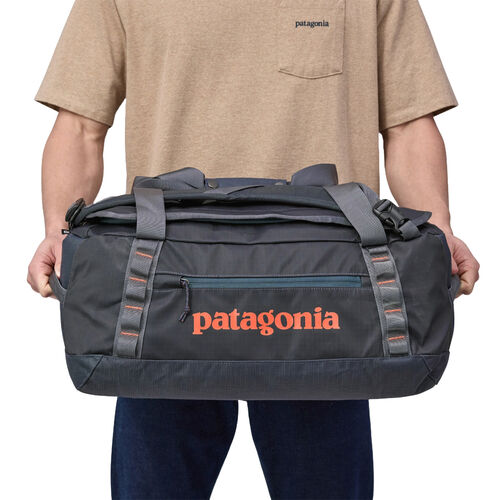 Bolsa Gris Patagonia Hole® Duffel 40L Matte Smolder Blue con Base Acolchada