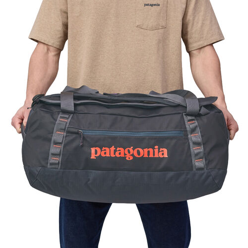 Bolsa Gris Patagonia Hole® Duffel 55L Matte Smolder Blue con Base Acolchada 