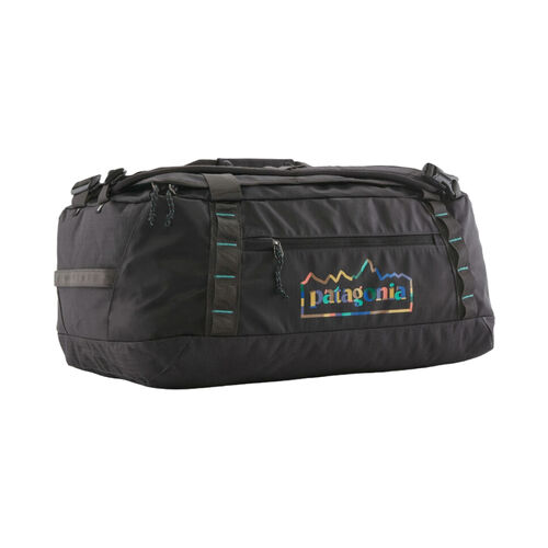 Bolsa Negra Patagonia Hole® Duffel 55L Matte Unity Fitz Ink Black con Base Acolchada 