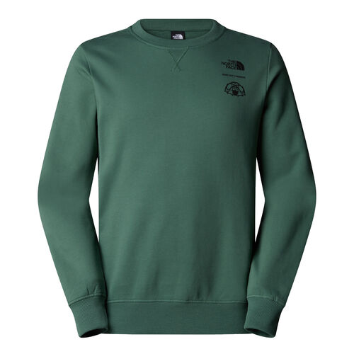 Sudadera Verde The North Face con estampado gráfico Outdoor Duck Green M