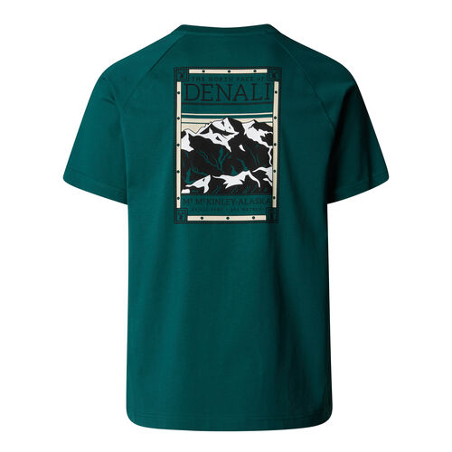 Camiseta Verde The North Faces-Eu Deep Nori de Cuello Redondo M