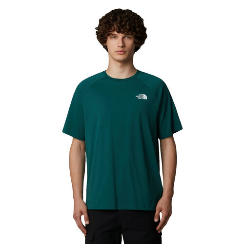 Camiseta Verde The North Faces-Eu Deep Nori de Cuello Redondo M