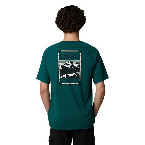 Camiseta Verde The North Faces-Eu Deep Nori de Cuello Redondo M