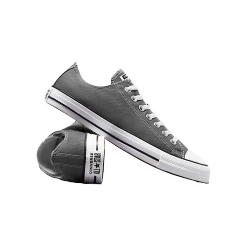 Zapatillas Converse GrisesChuck Taylor All Star Classic Charcoal con Logotipo Posterior 36