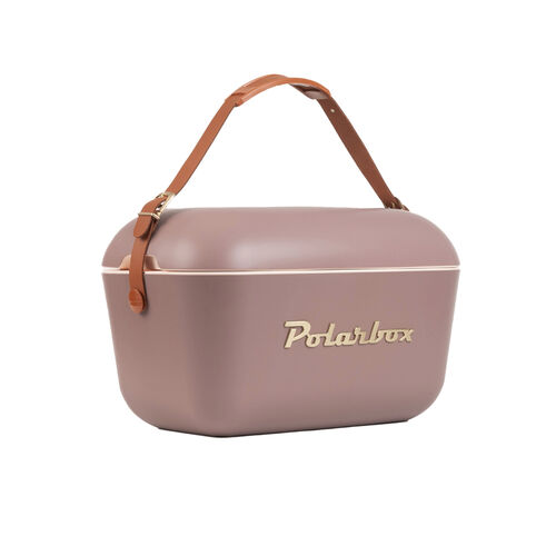 Nevera CoolerBag 20L Mauve Gold - Pop con Asa Marrón Polarbox