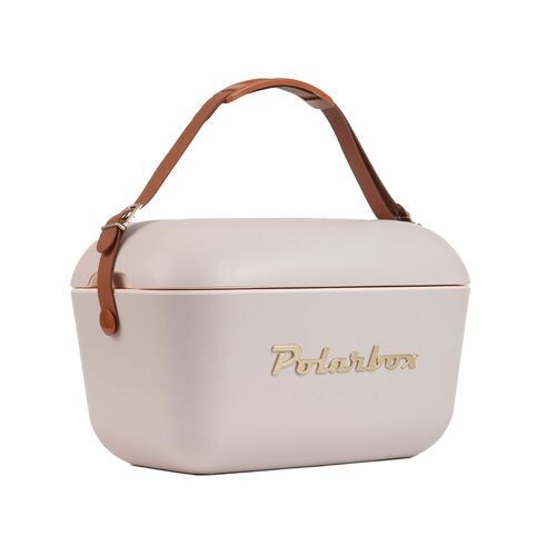 Nevera CoolerBag 20L Perla Gold - Pop con Asa Marrón Polarbox