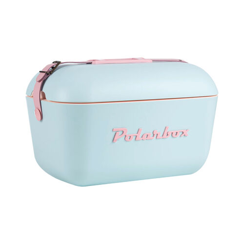 Nevera CoolerBag 20L Celeste Rosa Pop - Pop con Asa Rosa Polarbox 