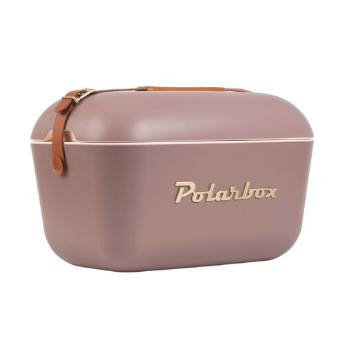 Nevera CoolerBag 12L Mauve Gold - Pop con Asa Marrón Polarbox