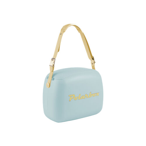 Nevera CoolerBag 6L Celeste Amarillo Pop - Pop con Asa Amarilla Polarbox