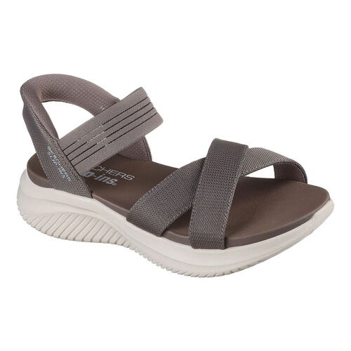 Sandalias Grises Skechers Ultra Flex 3.0 Never Better Dark Taupe  36