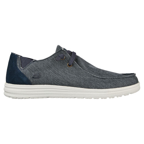 Zapatillas Azules Skechers Volgo Blue de Punta Redonda y Estilo Casual 41