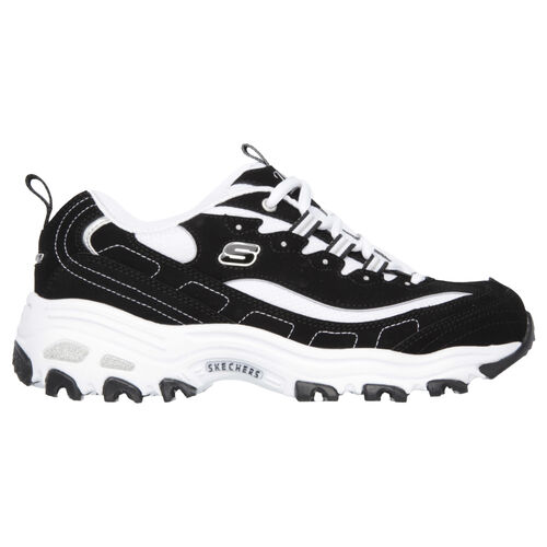 Zapatillas Negro y Blanco Skechers D''Lites Biggest Fan Black White 36