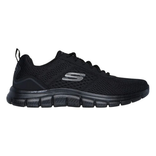 Zapatillas Negras Skechers Track Leshur Black con Suela de tracción flexible 40