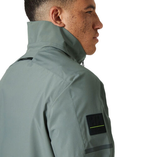 Chaqueta Verde Helly Hansen Men''s HP Racing Bomber Jacket 3.0 Grey Cactus S