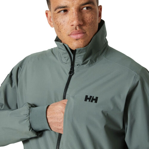 Chaqueta Verde Helly Hansen Men''s HP Racing Bomber Jacket 3.0 Grey Cactus S