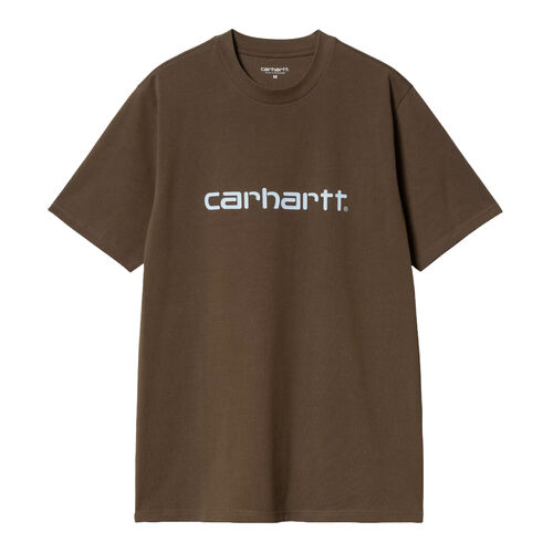 Camiseta Marrón Carhartt Script T-Shirt Liberica - Air Sky  S