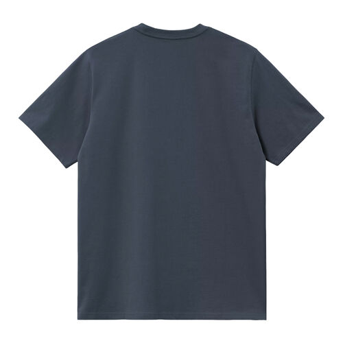 Camiseta Carhartt Azul S/S Chase T-Shirt Dusky Blue Ajuste Holgado XS