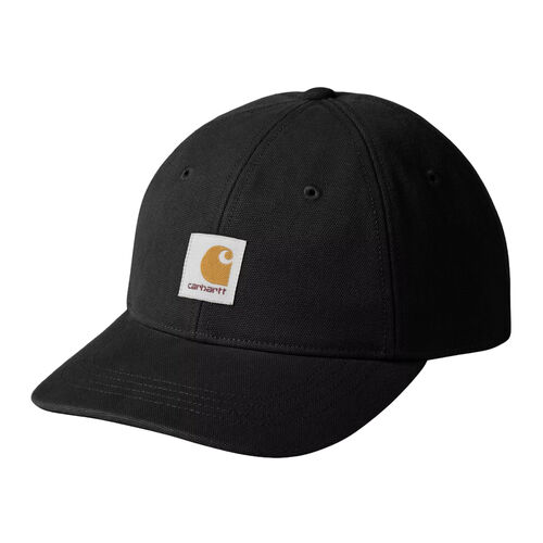 Gorra Negro Carhartt Icon Cap Black de Seis Paneles TU