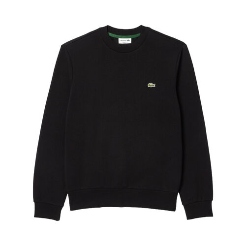 Sudadera Negra Lacoste sin Capucha Logo Pequeño Noir S