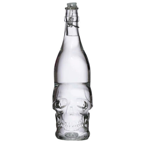 Botella De Cristal Puckator Con Forma De Calavera - 1L 