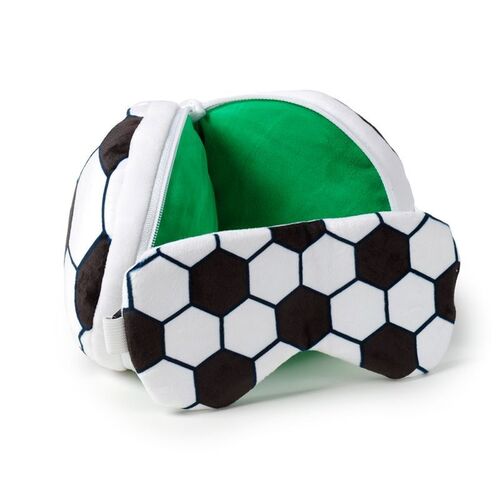 Almohada De Viaje con Antifaz Relax Fútbol Puckator 