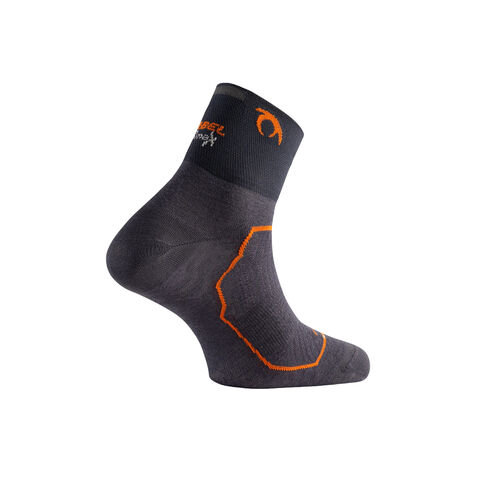 Calcetines Lurbel Race Three Gris Marengo / Naranja M