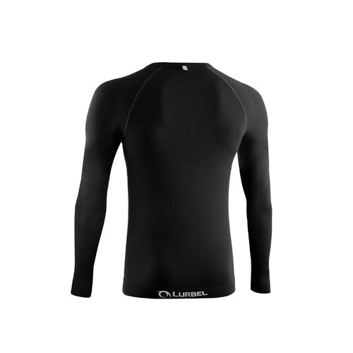 Camiseta Negra Térmica Lurbel Merino Lite Long Sleeves S