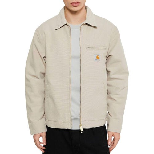 Chaqueta Beige Carhartt Detroit Jacket Dusky Beige con Cuello de Pana S