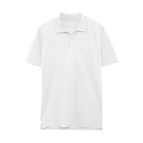 Polo Blanco de Manga Corta Ted Ecoalf White de Fit Regular S