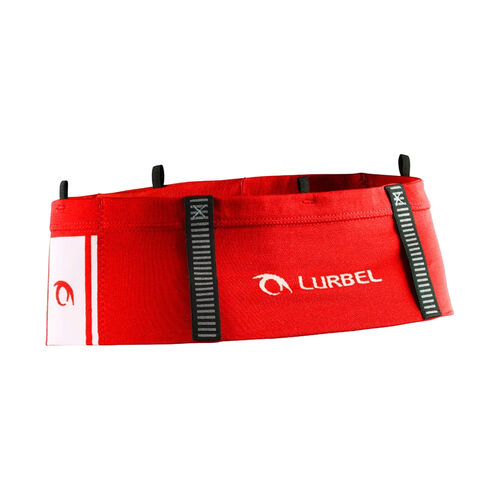 Riñonera Cinturón Rojo y Blanco Lurbel Loop Two Minimalista y Multifuncional 70/76cm