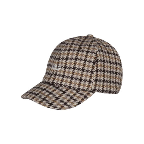 Gorra Marrón Barts Amandah Cap Brown Cuadros Estampado De Moda