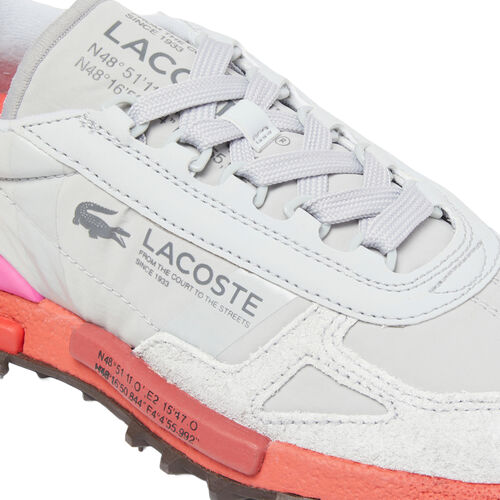 Zapatillas Gris Lacoste De Mujer Elite Active Cómodas y Ligeras 36