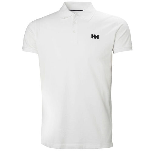 Polo Blanco Helly Hansen Clásico Transat White con Logotipo Bordado S