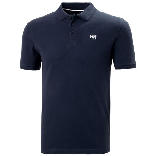 Polo Azul Marino Helly Hansen Clásico Transat Navy con Logotipo Bordado S