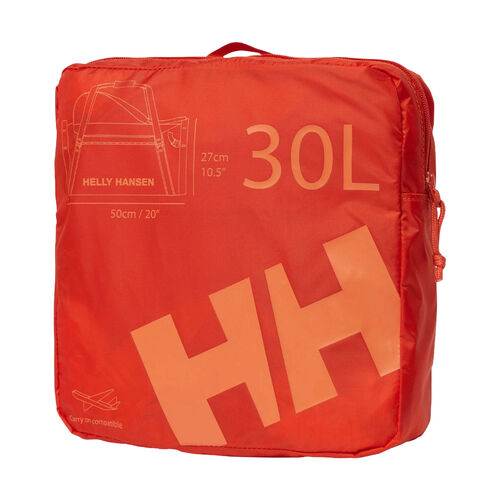 Bolsa de Viaje Naranja Helly Hansen 30L Patrol Orange con Tejido Hidrófugo y Práctico 