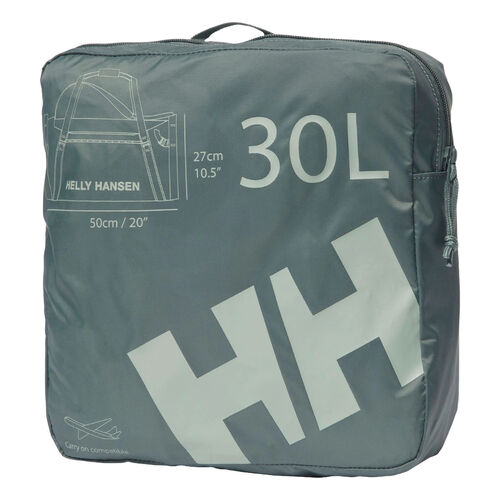 Bolsa de Viaje Gris Helly Hansen 30L Grey Cactus con Tejido Hidrófugo y Práctico 