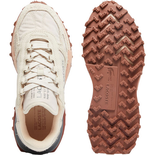 Zapatillas Beige Lacoste De Mujer Elite Active Cómodas y Ligeras 37