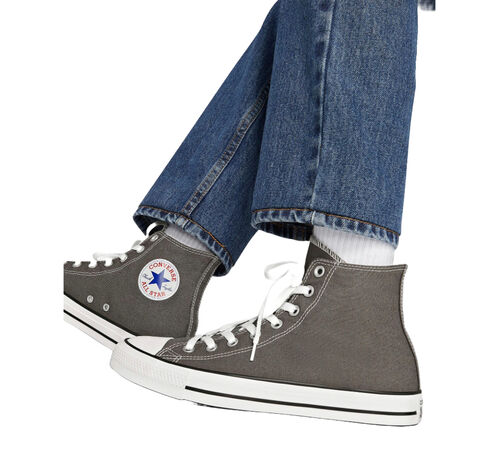 Zapatillas Converse Grises Chuck Taylor All Star Charcoal con Parche Clásico 35