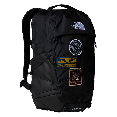 Mochila Negra The North Face Borealis Patch Material Hidrófugo Compartimento para portátil 