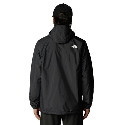 Chaqueta Negra The North Face Antora Black Impermeable y Resistente al Viento S