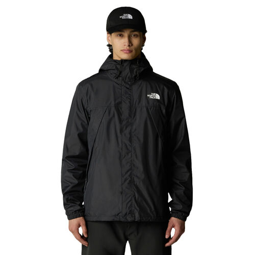 Chaqueta Negra The North Face Antora Black Impermeable y Resistente al Viento S