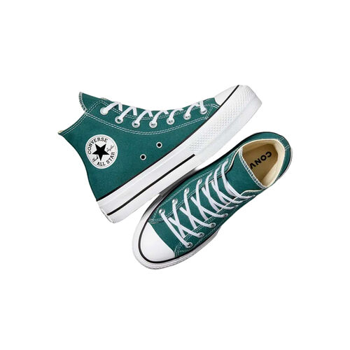 Zapatilla Verde Converse Chuck Taylor All Star Lift Platform Seasonal Color 36