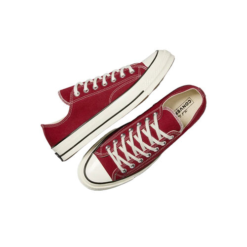 Zapatillas Roja Converse Chuck 70 OX Park De Lona Caña Baja Duraderas 36