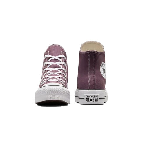 Zapatillas Moradas Converse Chuck Taylor All Star Lift Platform Duraderas De Lona 36