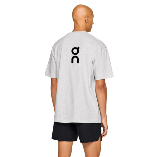 Camiseta Gris On Running Club T Crater de Corte Holgado S