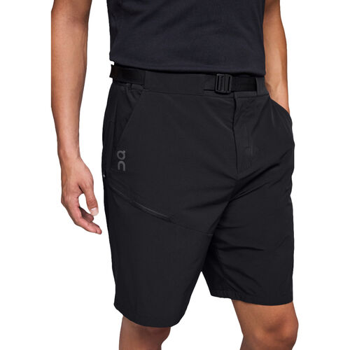 Pantalones Cortos Negros On Running Trek Short Black con Multibolsillos BLACK S