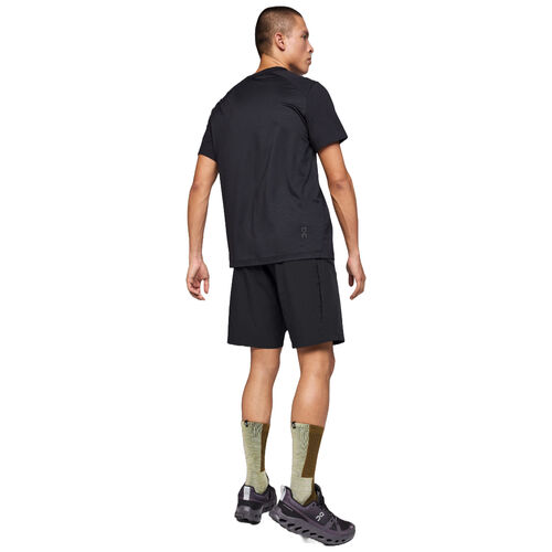 Pantalones Cortos Negros On Running Trek Short Black con Multibolsillos BLACK S